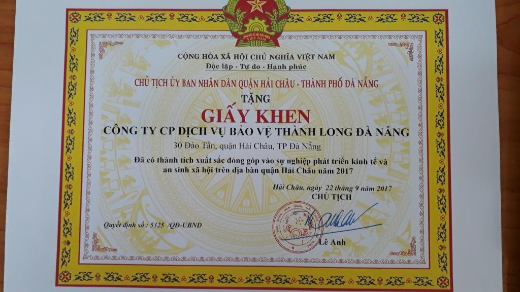 Công ty bảo vệ Thành Long