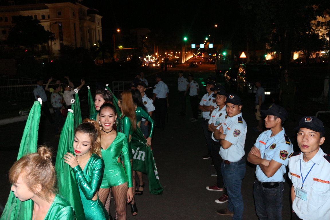 Bảo vệ Nghệ sĩ biểu diễn tại Festval Heneiken