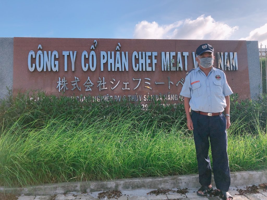 Bảo vệ ở Nhà máy Chefmeat Thọ QUang