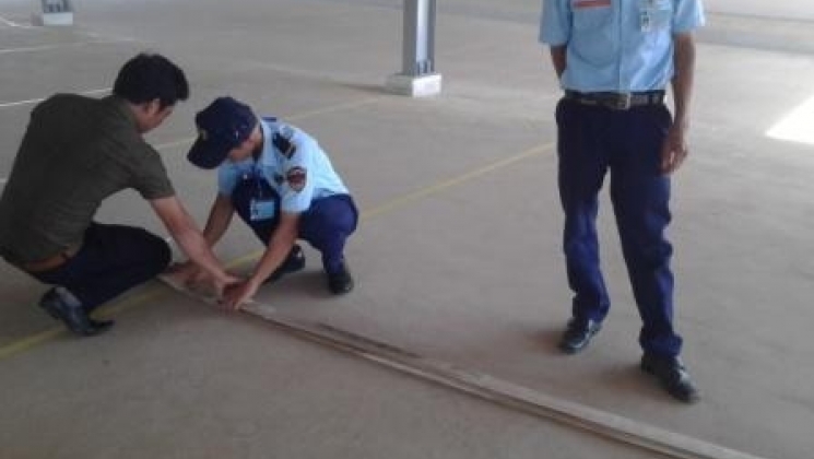 Công ty vệ sỹ Thành Long diễn tập PCCC