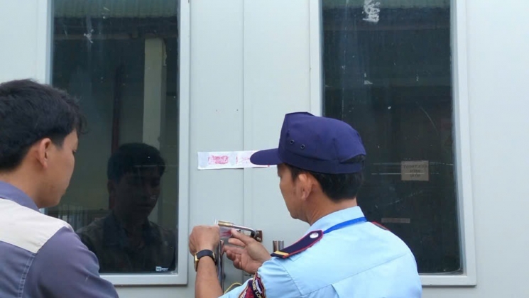 Hình ảnh Công tác Niêm phong và Kiểm soát An ninh Nhà máy - Công ty Bảo vệ Thành Long